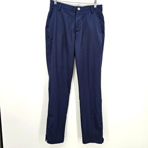 Puma Quick Dri Flat Front Navy Golf Pant Mens Size 30x32